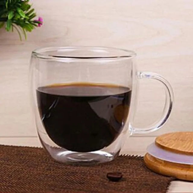 Double Wall Glass Mug