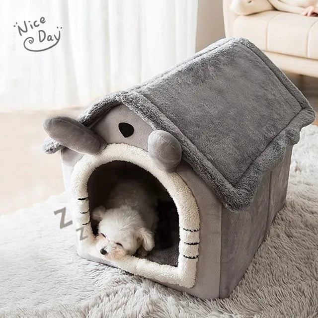 Foldable Pet Sleeping Bed House